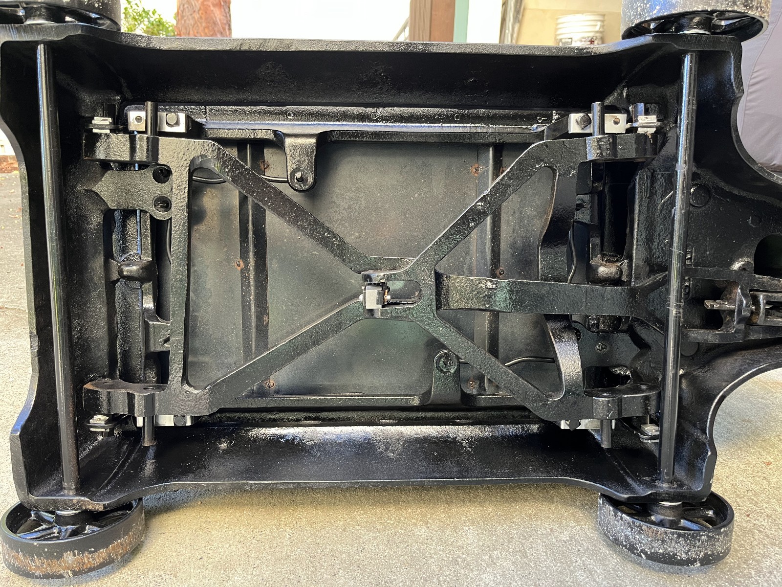 Vintage Fairbanks Morse Portable 1000lb Floor Scale