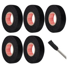 KFZ Gewebeband Schwarz 19mm x 15m Kabelbaum Klebeband 5 Stück