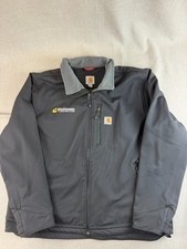 Carhartt Men's Size 2XL Crowley Soft Shell Full Zip Jacket Black 102199