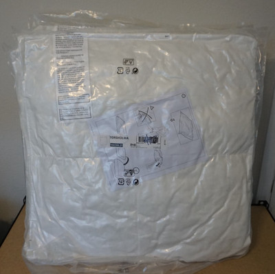 4x Ikea Torsholma Back Inner Cushion Insert - White 504.568.27