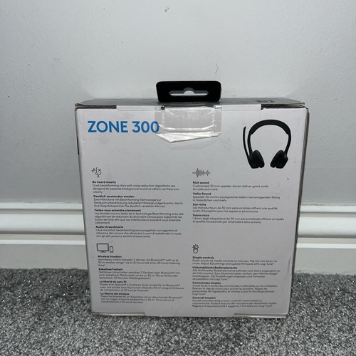 Auriculares inalámbricos Bluetooth Logitech Zone 300 con micrófono con cancelación de ruido - Imagen 2 de 4