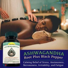 Top Ashwagandha Supplement  Ashwagandha Withania by IWALU - FREE SHIPPING