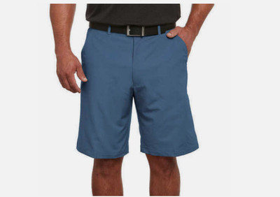 Bolle Men's Striped Comfort Flex Performance Shorts, China Blue, Sz 32