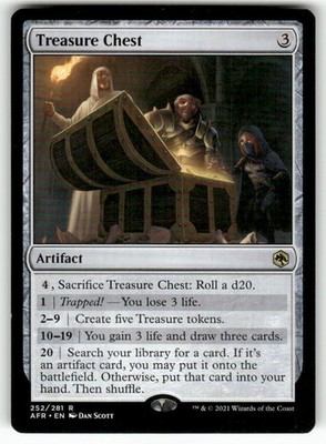 Treasure Chest 252 Adventures in the Forgotten Realms Magic: The Gathering NM