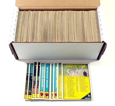 Pack Mit (387) 1961 Topps Baseball Verschiedene Karten Bv AVG VG Checklisten