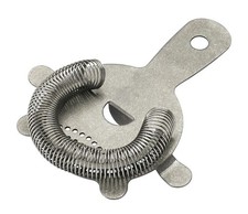 Winco BABS-6CS After 5 Crafted Steel Finish 4-Prong Bar Strainer