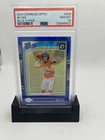 Panini Donruss Optic Bo Nix #209 Blue Hyper Prizm PSA 10 Denver Broncos