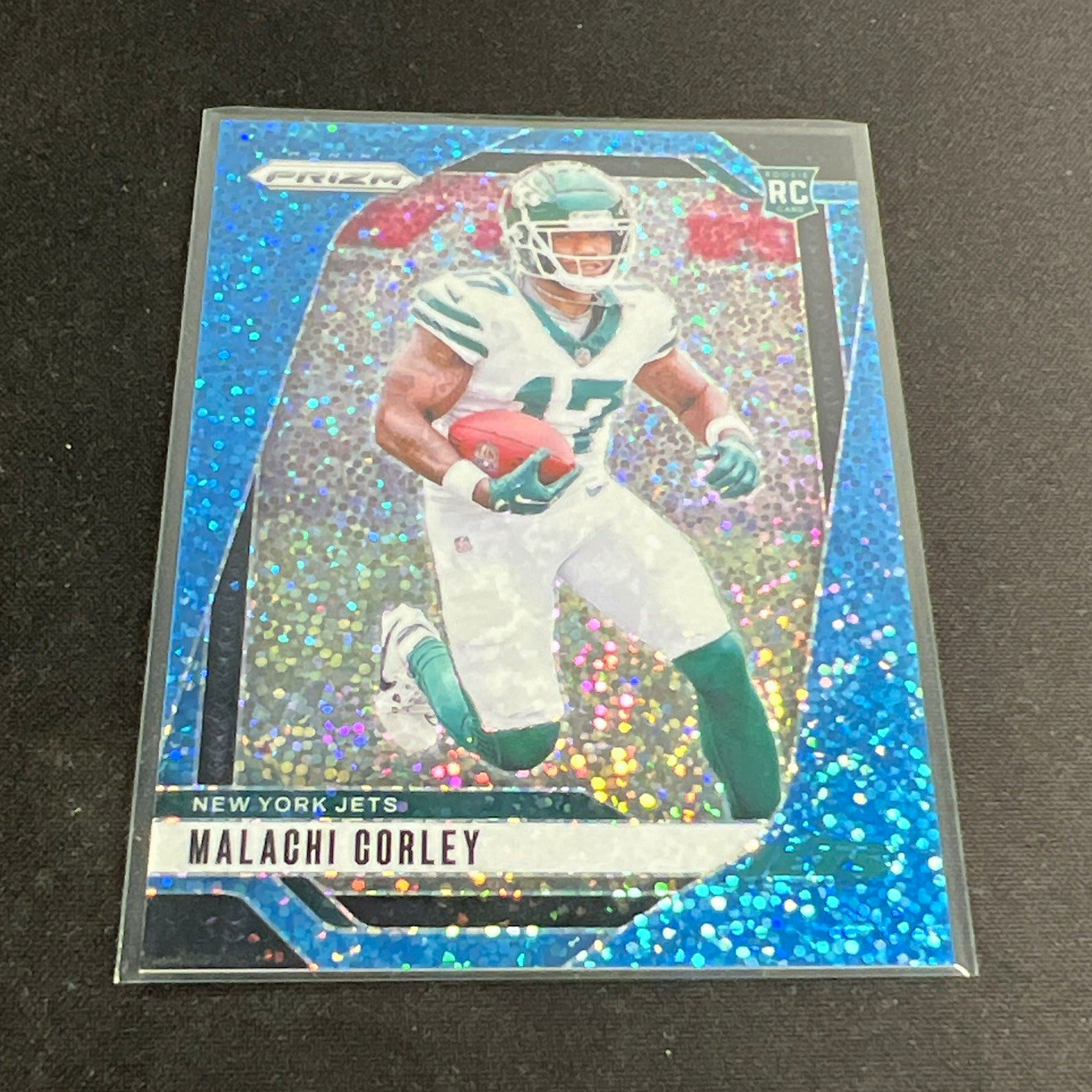 Malachi Corley Panini Prizm #369 Blue Sparkle