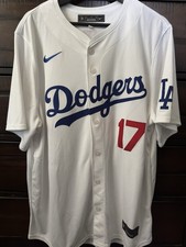 Men s Los Angeles Dodgers Shohei Ohtani Nike White Home Limited Kanji Jersey XL