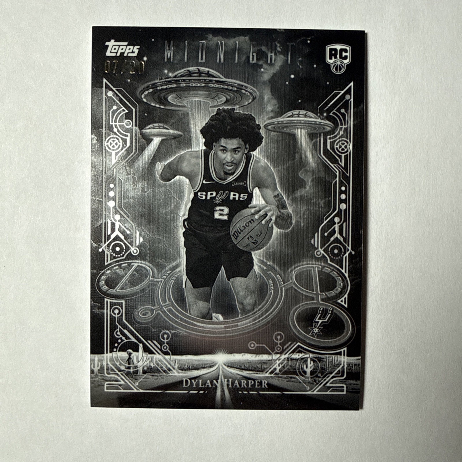 2025-26 Topps Midnight Dylan Harper Daydreamers Equinox Refractor #/20 SSP