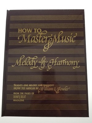 How to Master Music: Melody & Harmony - Hard Cover - 4 CD's - NEW -