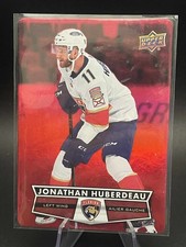 Jonathan Huberdeau #DC-25 2021 Upper Deck Tim Hortons Red Die Cut Hockey Card