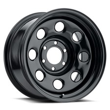 1 New 16x8 Vision 85h Soft 8 Gloss Black 5x114.3 5x4.5 Et0 Wheel Rim
