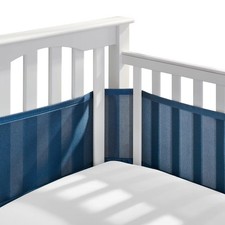BreathableBaby Breathable Mesh Crib Liner for Full Sized Crib Classic