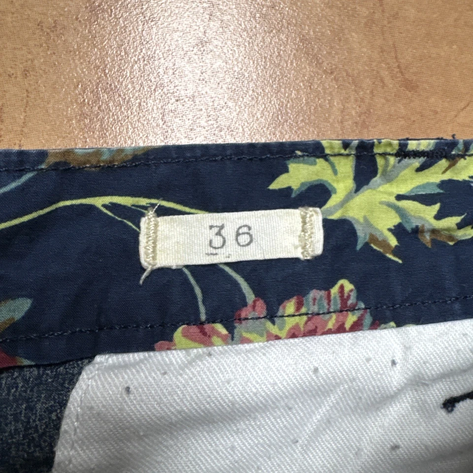 Shorts masculino Ralph Lauren denim e suprimentos tamanho 36 x 10 azul floral placa havaiana - Imagem 4 de 4