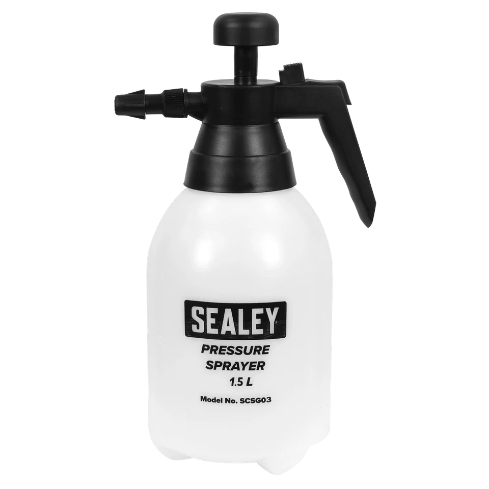 Sealey Pressure Solvent Sprayer With Viton Seals Adjustable Nozzle 1.5L SCSG03 - Image 3 of 4