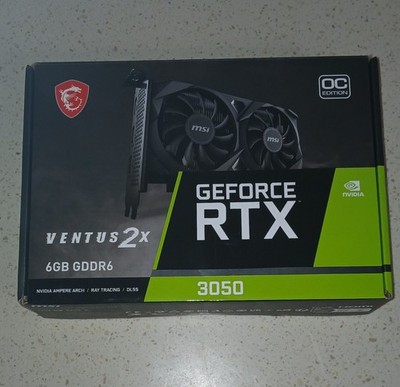 MSI GeForce RTX 3050 Ventus 2X OC Edition 6GB GDDR6 Dual Fan