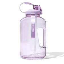 Blogilates 128oz Water Bottle - Lilac Haze: BPA-Free PETG, Portable Drinkware
