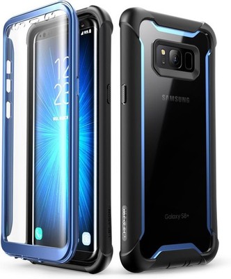 i-Blason for Samsung Galaxy S8+ Plus, Rugged Clear Case 360 Defense Phone Cover