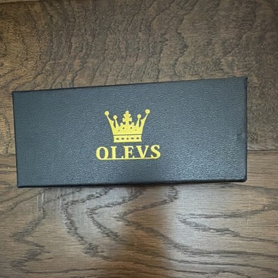 OLEVS Men's Automatic Day/Date Silver SS Watch 40mm 30m w/ Box Manual
