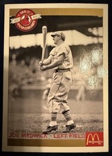 1992 McDonalds St. Louis Cardinals 100th Anniversary Joe Medwick