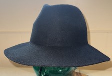 TOP SHOP BLACK WOOL FEDORA, OSFM. GENTLY PREOWNED  VGC. S1