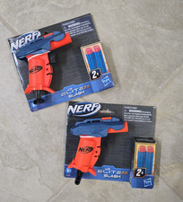 Lot of 2 Nerf Elite 2.0 Slash Single-Shot Blasters NIP Includes 4 Foam Darts