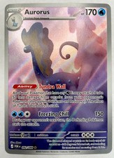 Pokémon TCG Aurorus 092/088 Me03: Carta Holo Full Art Ordine Perfetto