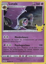 Lunala 015/025 Celebrations Holo/Rare Deutsch