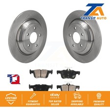 Rear Brake Rotors & Ceramic Pad Kit For Ford Escape Bronco Sport Lincoln Corsair
