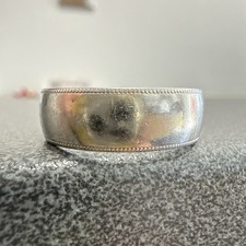 Platinum Hallmarked Wedding Band Size U,  13.65Grams