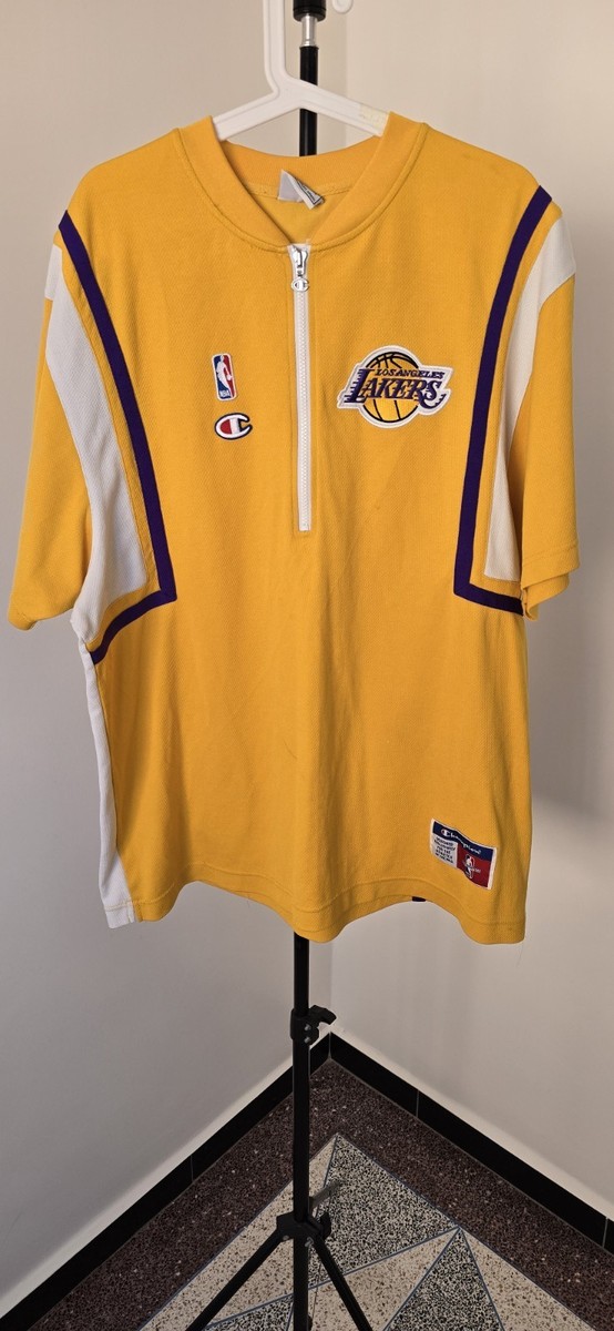 Los Angeles Lakers Warm Up Jersey Shirt *Vintage* Champion 90s | eBay