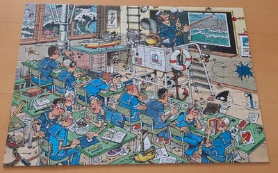 JUMBO - JAN VAN HAASTEREN - 150 PIECE COMIC JIGSAW PUZZLE - NAVY CADET TRAINING - Image 1 of 4