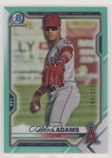 2021 Bowman Chrome Prospects Aqua Refractor 109/125 Jordyn Adams #BCP-156 0lt3