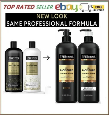 Tresemme Rich Moisture Rich Moisture Shampoo and Conditioner, 28 oz, 2 Count.