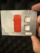 SCOTTIE PIPPEN  2025 In The Game Used HEROES Dual  JERSEY  /25 CHICAGO BULLS