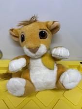 1993 Mattel Disney The Lion King 12" Young Simba Talking Plush Toy Tested  Work