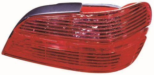 ABAKUS Left Red Rear Tail Light 550-1930L-UE for Peugeot, Without Bulb