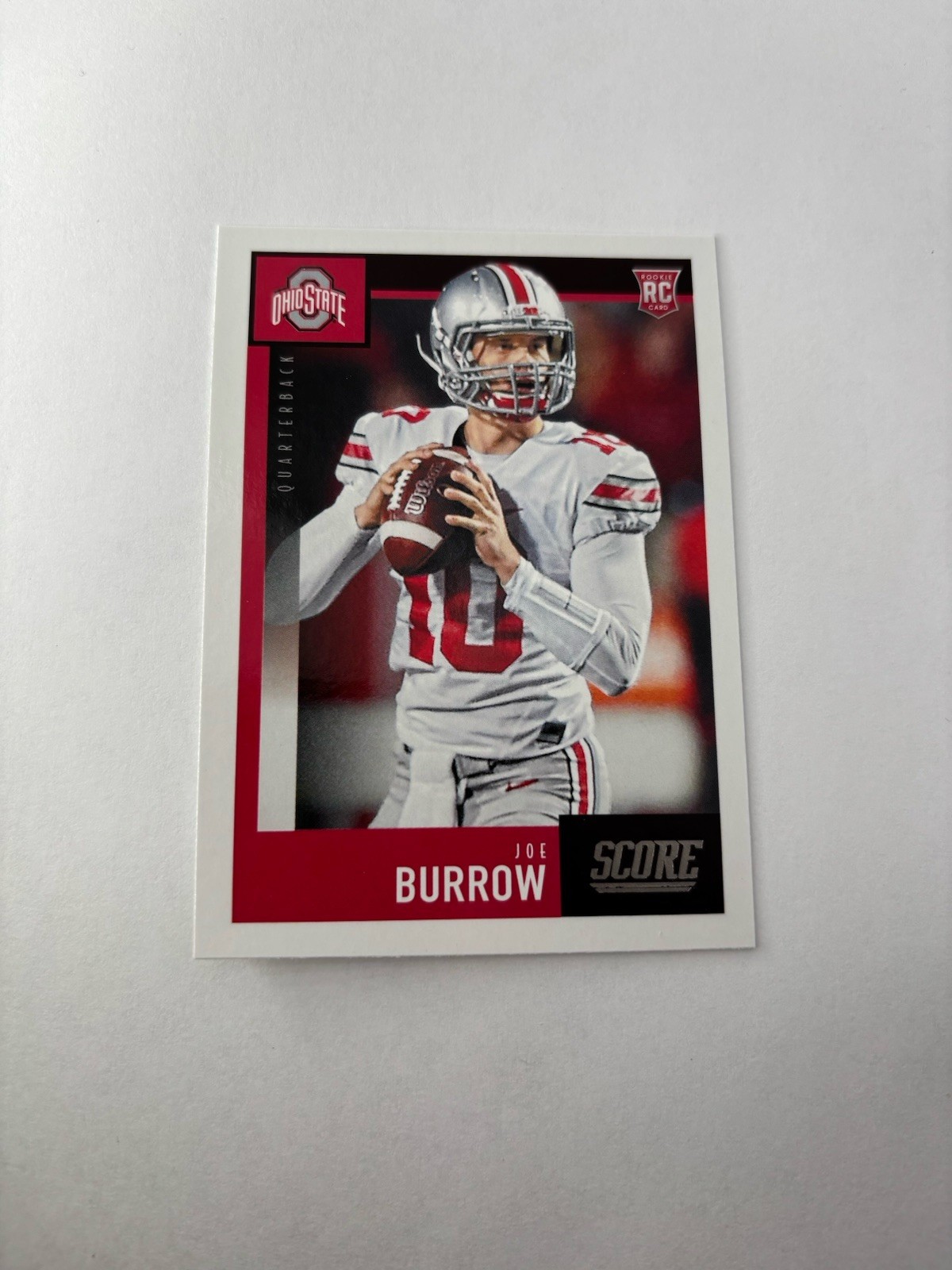 JOE BURROW 2020 PANINI SCORE ROOKIE CARD RC #438! BUCKEYES BENGALS