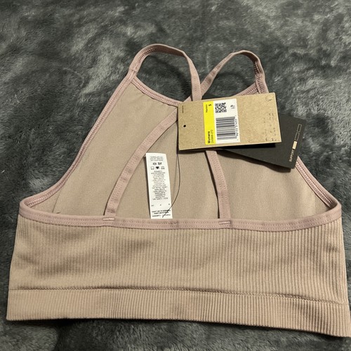 Small Women’s Light-Support Non-Padded Sports Bra Nike Indy Ribbed - Picture 5 of 6