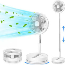 Portable 9" Rechargeable Oscillating Fan -