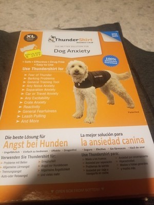 CEVA Thundershirt gebraucht, Antistressshirt für Hunde Grau, XL