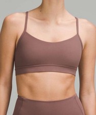 Lululemon Flow Y Bra Nulu Light Support, A-C Cups Dark Oxide 4
