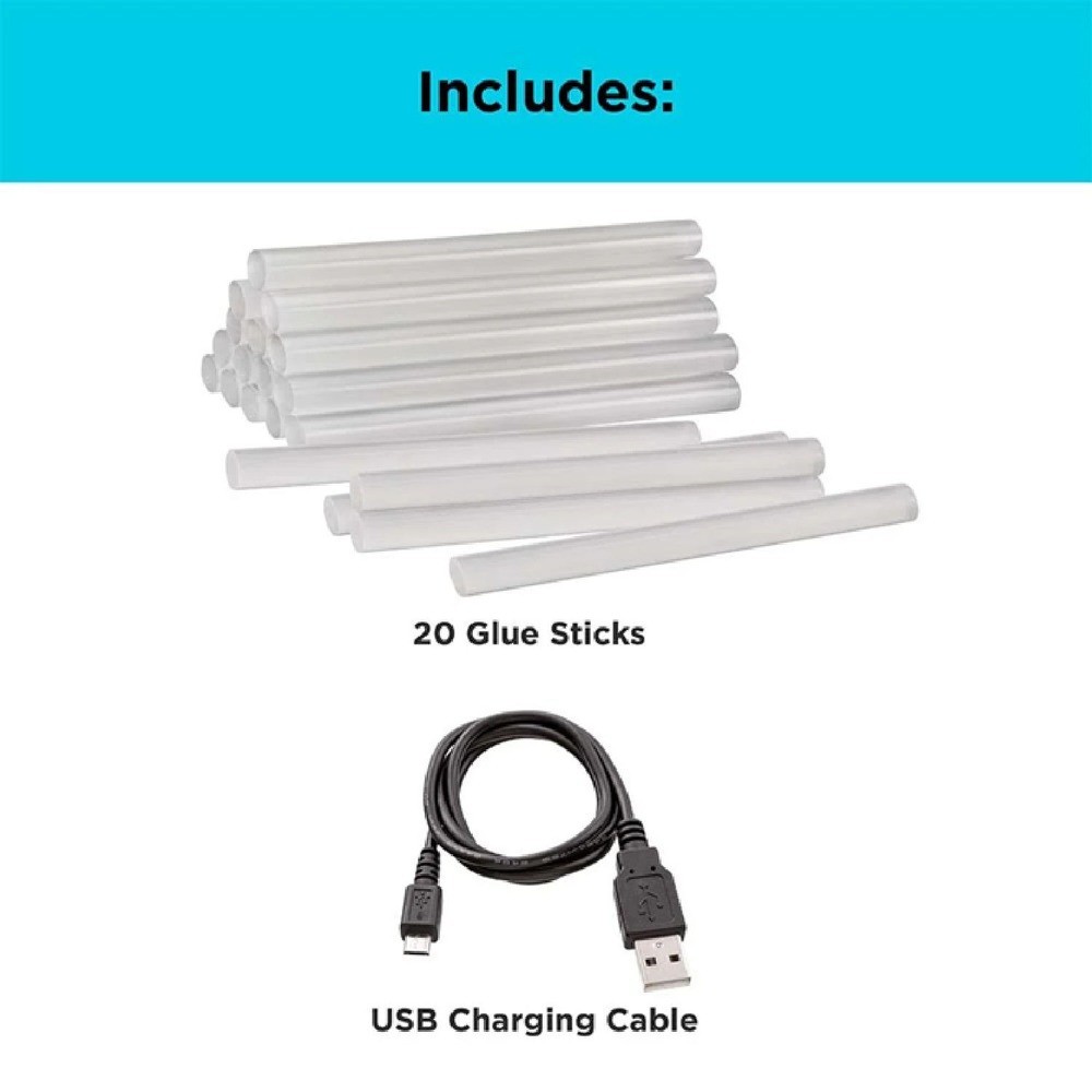 Black & Decker BCGL115FF (4/PK) 4V MAX USB Rechargeable Cordless Glue Gun New