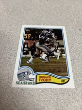 1982 Style Football Horace Ivory Seattle Seahawks Custom Card A-821