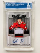 24-25 UD The Cup Rookie Auto Patch Ethan Del Mastro /249