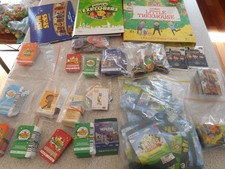 LOT OF WOOLWORTHS COLES COLLECTIBLE CARDS FOLDERS - DISNEY, HARRY POTTER ETC