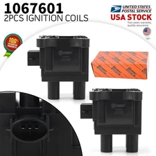 2Pcs Genuine BLACK Ignition Coils OE 1067601/1130402 Can Direct Replacement Use