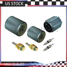 1 A/C System Valve Core and Cap Kit Fits Ford Contour 2.5L 2.0L