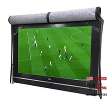 Outdoor 80 -85" TV Set Cover,Scratch Resistant Liner Protect LED 80"-85" Black